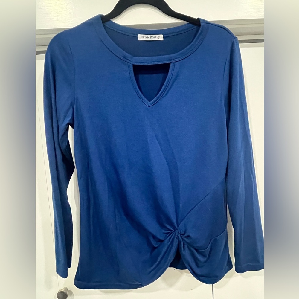 Women’s blue long sleeve